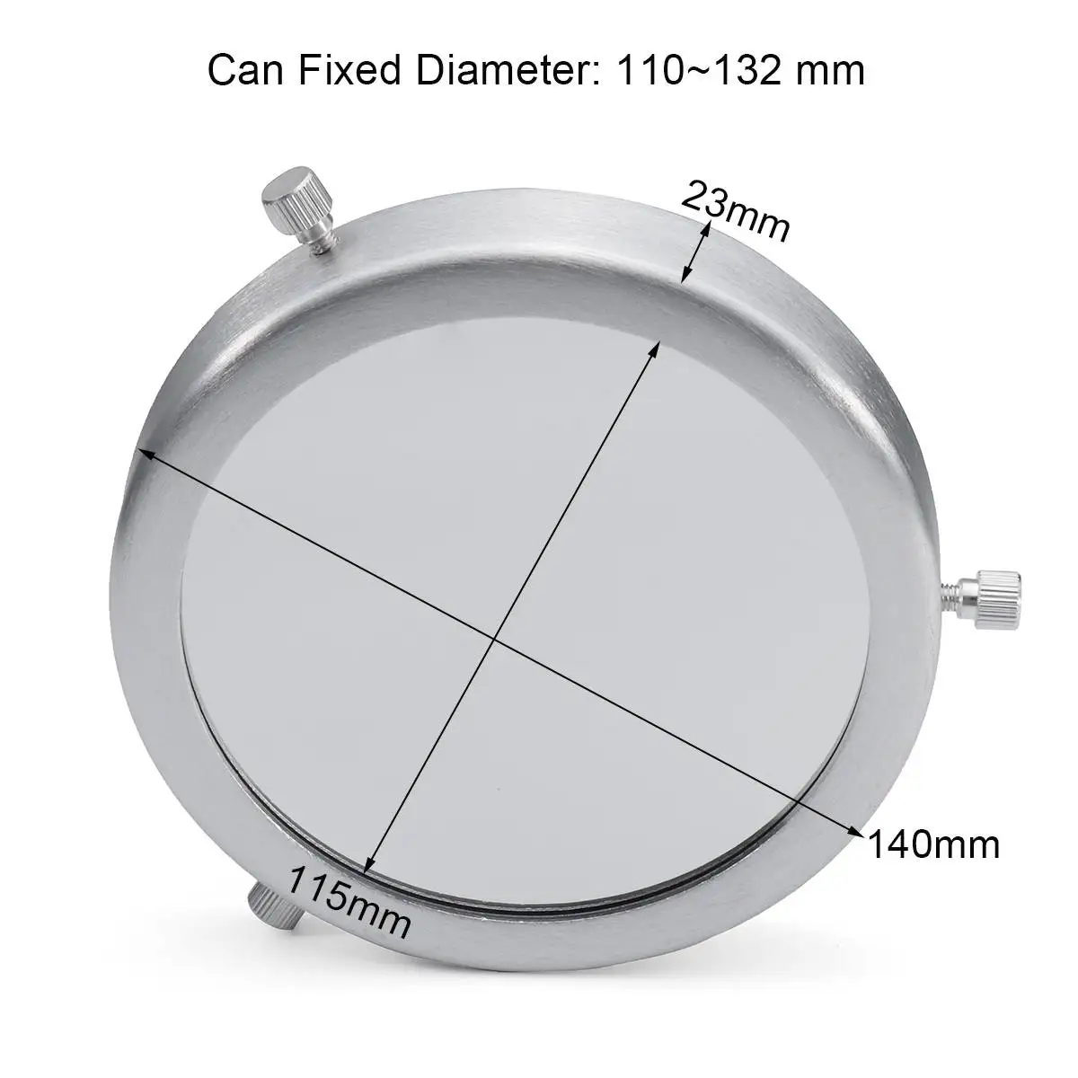 

NEW 1Pcs Solar Filter Film Metal Cover 110-132 mm for Astronomical Telescope Telescope Accessories Camera Filter Len Cover
