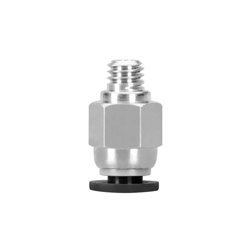 

3pcs PC4-M6 Pneumatic Connectors Straight Air Fittings Teflon Tube 2*4mm for Ender 3 CR-10 CR-10S S5 Hotend Extruder 3D parts