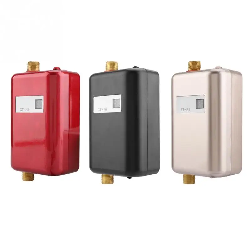 220V 3400W Mini Electric Tankless Instant Hot Water Heater ...