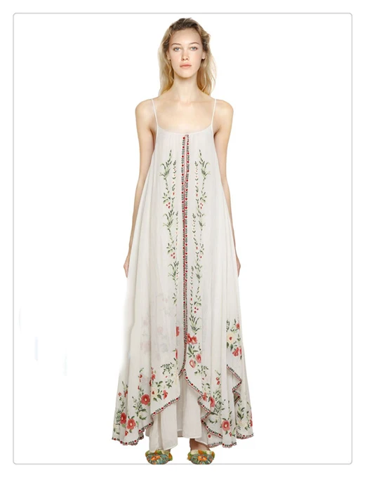 

Embroidery cotton dress