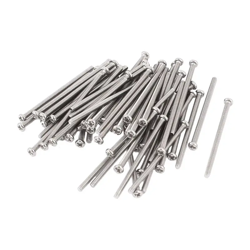 

M2 x 35 mm, 304 stainless steel Phillips screws screw set round