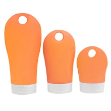 38/60/90 мл Косметическая многоразового бутылки силиконовые путешествия лосьон шампунь сжимаемые трубки с бутылкой