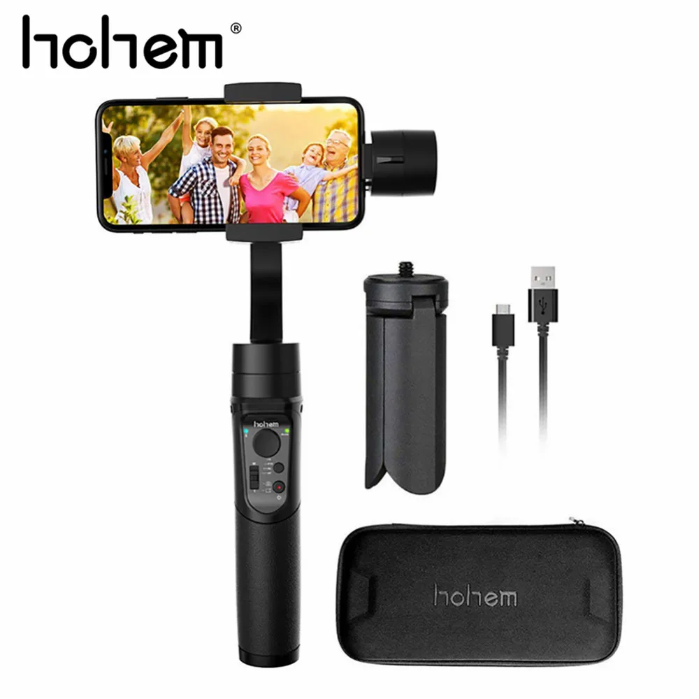 

Advanced Hohem ISteady Mobile Gimbal 3-Axis Handheld Stabilizer For IPhone XS MAX / X / 8 / 8P Android Time Lapse Auto Tracking