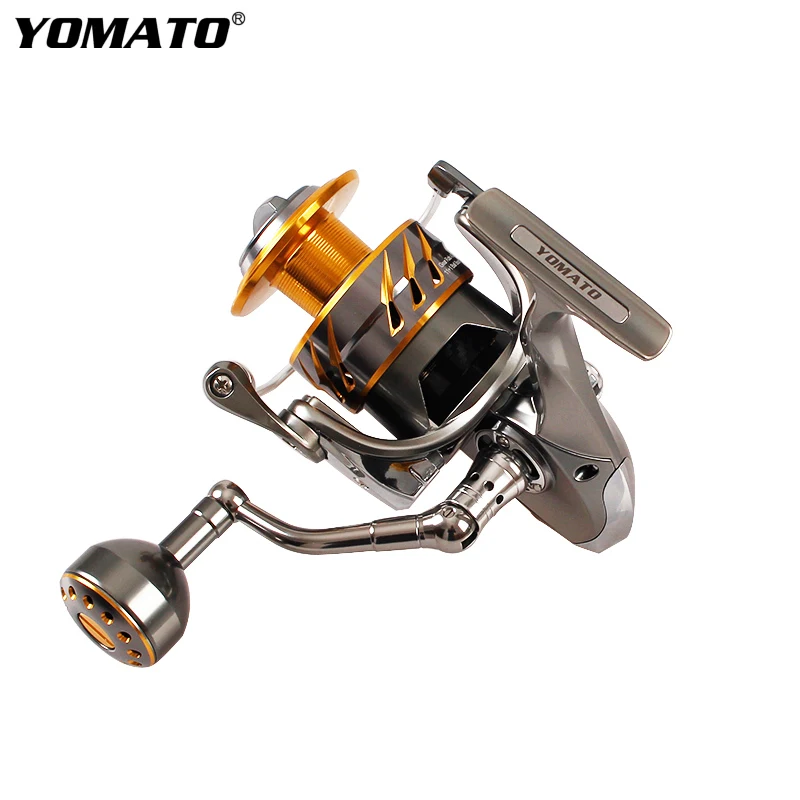 

YOMATO ST Series Saltwater Spinning Jigging Fishing Reel Heat Sink Drag Design Rigid Metal Construction High Durability