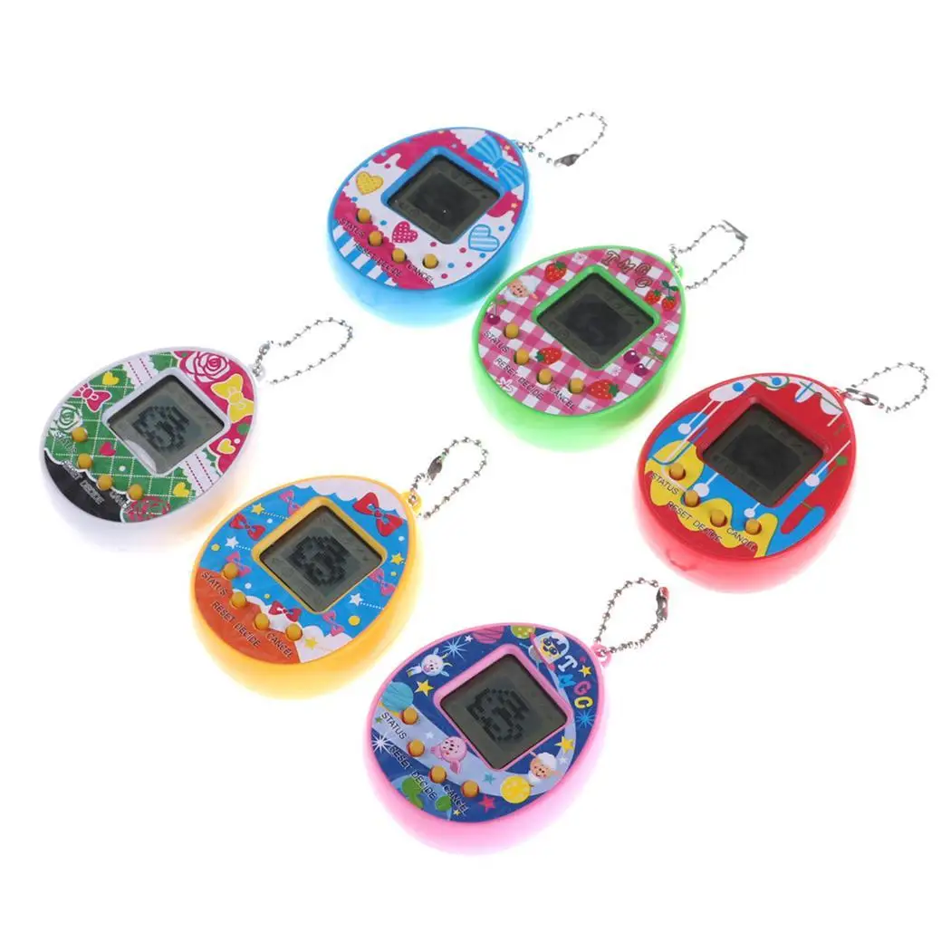 Kids Funny Multicolor Electronic Tamagotchi Virtual Pet Game Machine > 3 Years As Picture Toy