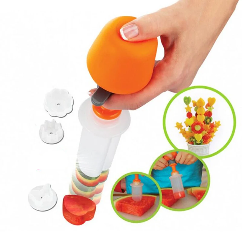 

Decorating DIY Mold Cookie Vegetable Shape Kitchen Plastic Veggie Slicer Cutter Fruit Set Cake Tools Accessories