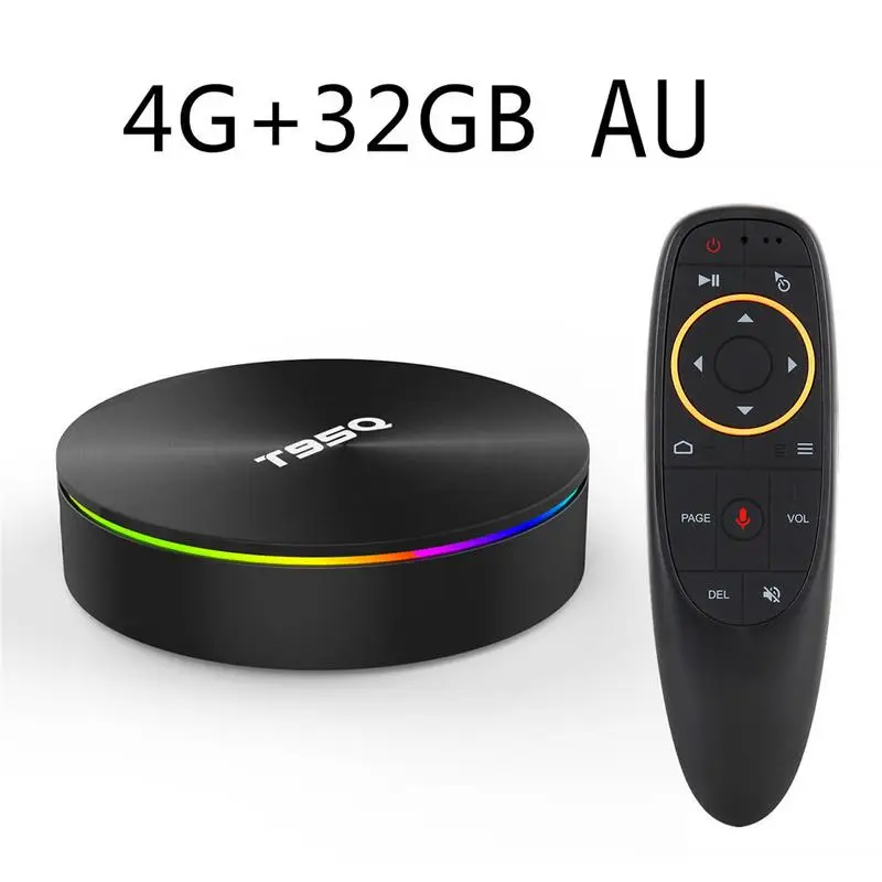 T95Q TV Box S905X2 Android 8.1 4G/64GB Smart Network Player With Bluetooth Voice Remote Control Set Top Box