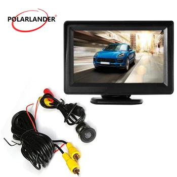 

new! Mini 4.3 inch TFT LCD Car Parking Monitor with 2-channel video input For DVD VCD 170 Angle Reverse Camera
