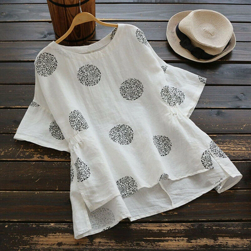 

Summer Casual Blouse Fashion Women Shirts Plus Size Women Blouse Ladies Tops Womens Clothing Loose Shirt Womens Tops And Blouses