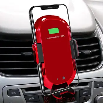

ALLOET Wireless Car Charger Automatic Clamping Fast Charging Phone Holder Mount Bracket For iPhone 8 X Huawei Samsung Smartphone