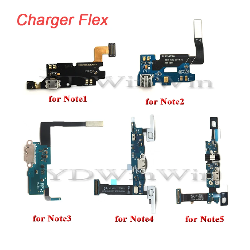 

50pcs Dock Connector USB Charger Charging Port Flex Cable Ribbon For Samsung Galaxy Note 1 2 3 4 5 N7000 N7100 N900 N9005 N910f