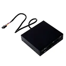 3,5 »все в 1 встроенный USB 2,0 устройство для чтения карт-ридер 9-контактный разъем буфер памяти SD MS cf