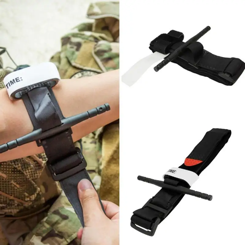

New Portable Tactical Outdoor Essential First Aid Quick Slow Release Buckle Medical Emergency Tourniquet Strap One Hand *
