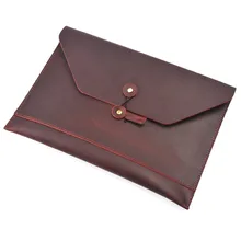 Натуральная кожа, мужской портфель-конверт, А4, Crazy Horse, кожаный бизнес Ретро стиль, портфель для документов, Сумка для документов