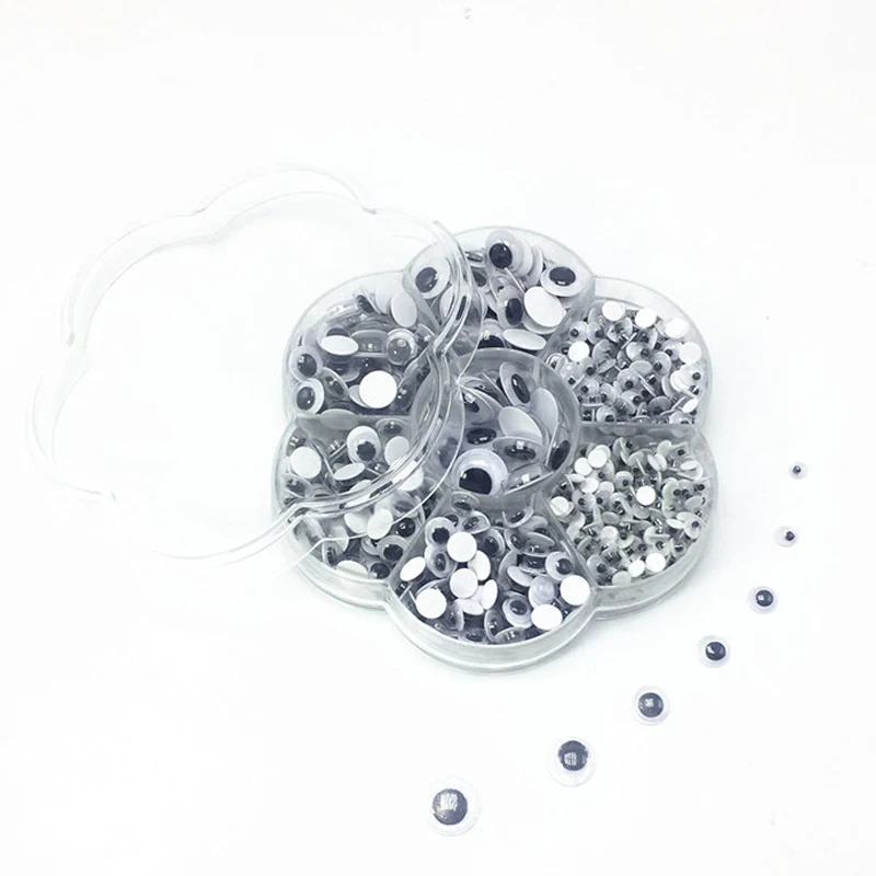 

Plastic Eyes DIY Craft Supplies Activities Moving Eyeball Apparel Sewing Fabric Scrapbook Doll Toy Accessories 700pcs