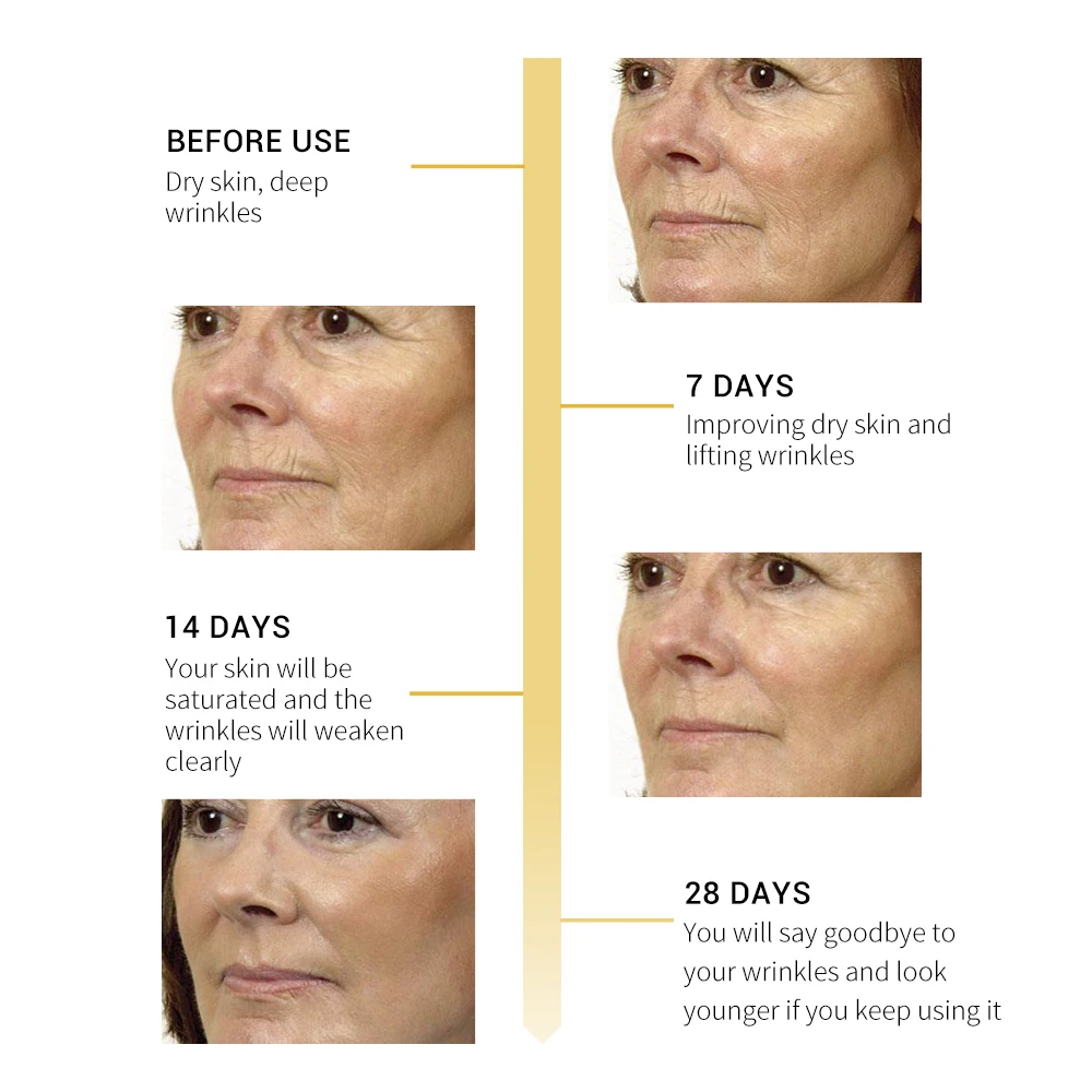 Breylee Retinol Firming Serum Lifting Facial Collagen Essence Anti Remove Wrinkle Anti Aging Face Skin Care Fade Fine Lines 3pcs