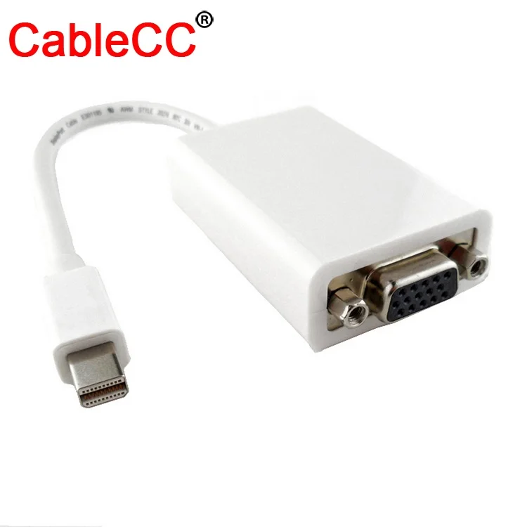 

Cablecc Mini Displayport DP Male to VGA Female Adapter Cable