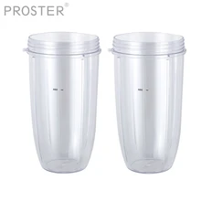 Proster 2 шт 16 унций высокие чашки с запасные крышки для ниндзя посудомоечная машина Авто блендер части 32 унций чашки для нутри Пуля 600 900 модель