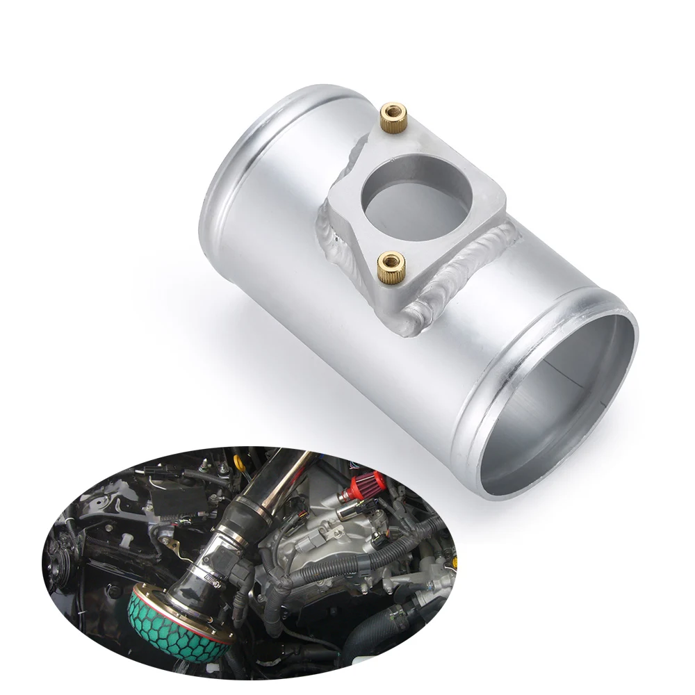 63mm Intake Air Flow MAF Mass Airflow Sensor Adapter Meter Universal Fir for Car