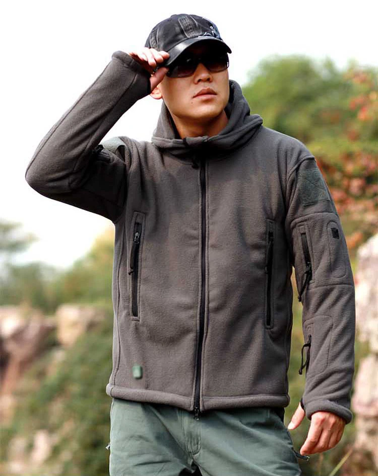 

Assault jacket Mountaineering hoodie male Warm inner container Cold proof motion Fleece outdoors Windbreak