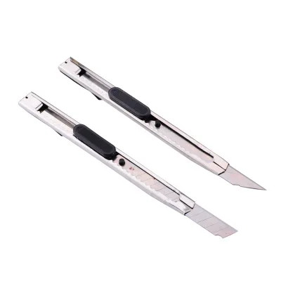 

Snap Off Blade Cutter Knife Paper Snap-off Student Stationery Art Box Craft Tool Hobby Handicraft Sharp Slide Package Open