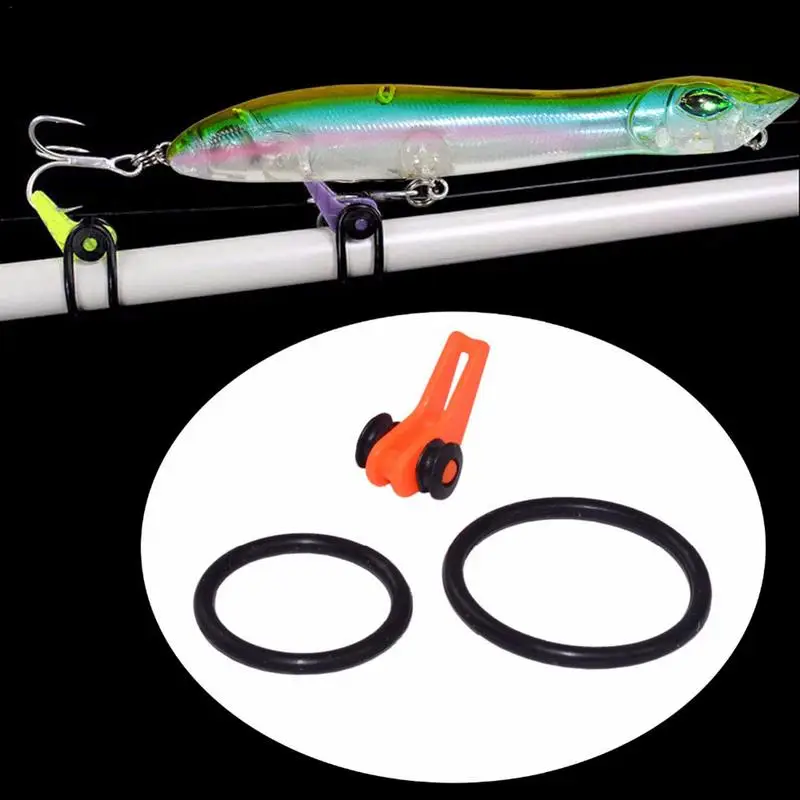 ABS Plastic Set Of 10 PCS Hang Lure Hook Bait Fishing Hook Rod Fishing Accessory