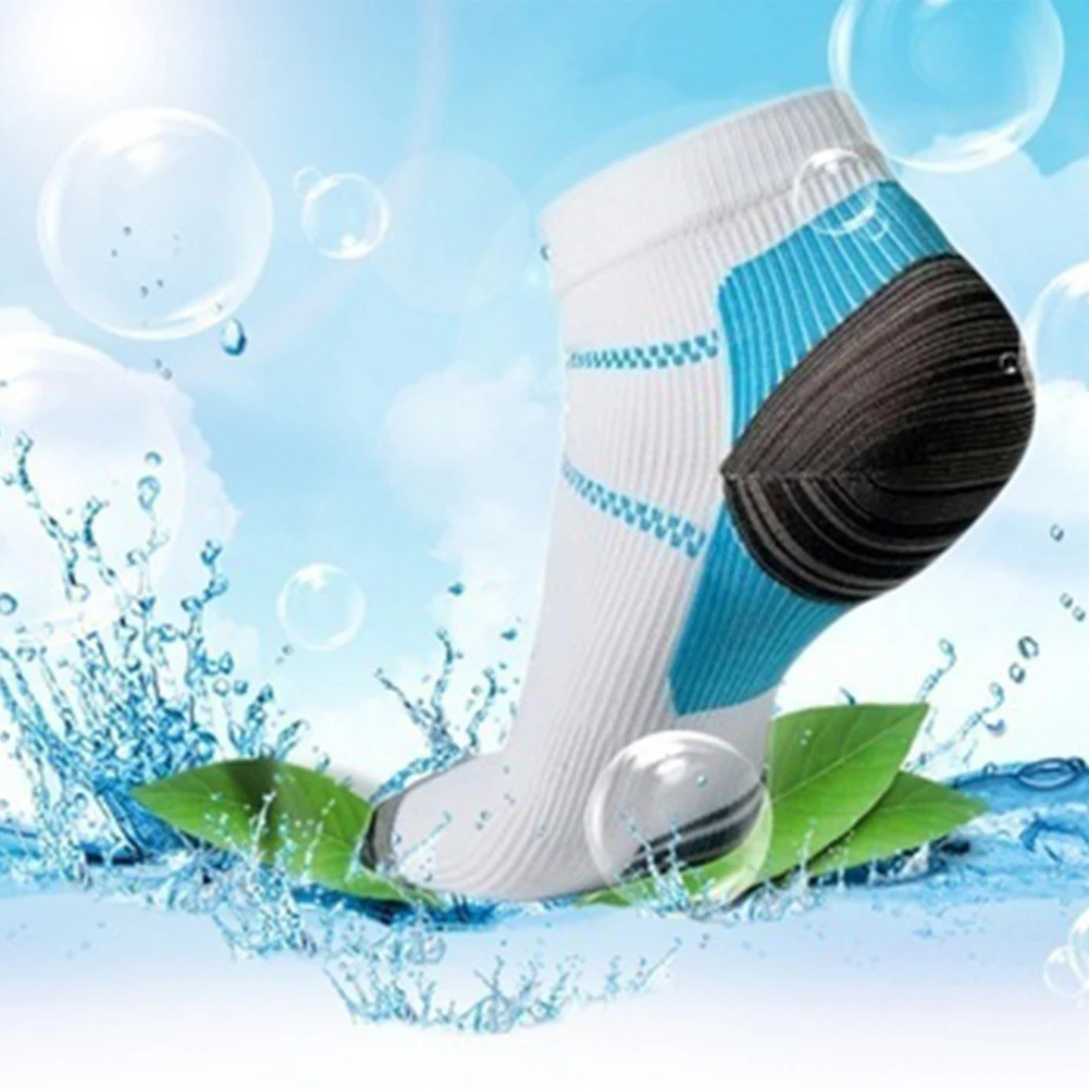 1 пара носков с подошвенным фасциитом Компрессионные носки для мужчин и женщин для бега облегчают боль поддерживает пятку, арку и лодыжку(S/M, L/XL