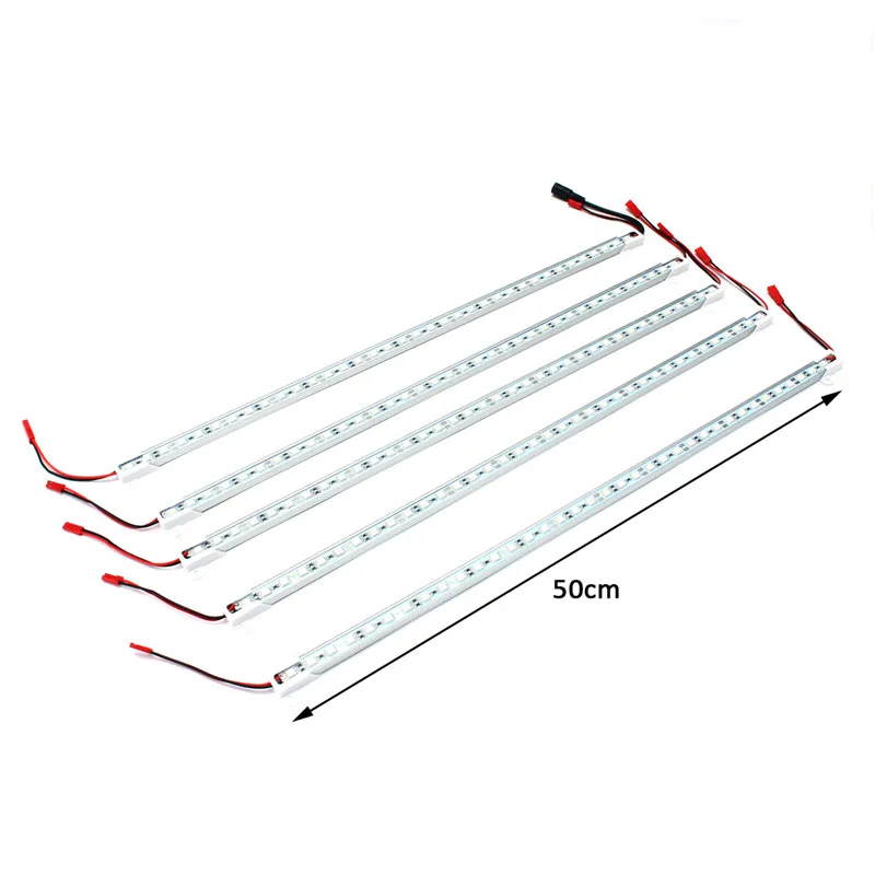 Mising 50cm LED Grow Light Bar Rigid Strip +5A Power Adapter IP65 Waterproof Hydroponic Indoor Veg Flower Plant Lamp Kit