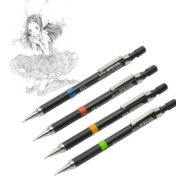 

0.5mm 0.7mm Student Painting Mechanical Pencil Press Automatic Pen For Kids Gifts Writing Drawing School Office Supplies Pencils