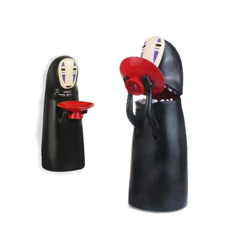 Дешево Электронный Безликий человек Копилка призрак фигура монета мультфильм нет лицо копилка забавная музыкальная экономия коробка Сейф деньги ...