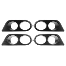 Для BMW E46 M3 2001 2002 2003 2004 2005 2006 Передний бампер автомобиля противотуманных фар крышка окружает воздуховод стайлинга автомобилей