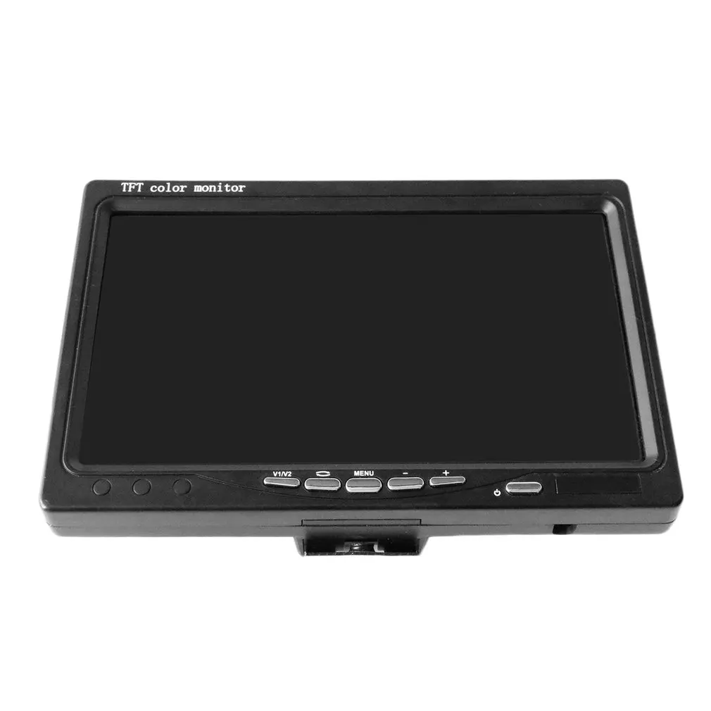 

Multifunctional 7 Inch Hd Led Press Button Screen Display 1024X600 Av/Vga/Hdmi Security Monitor With Speaker Us Plug