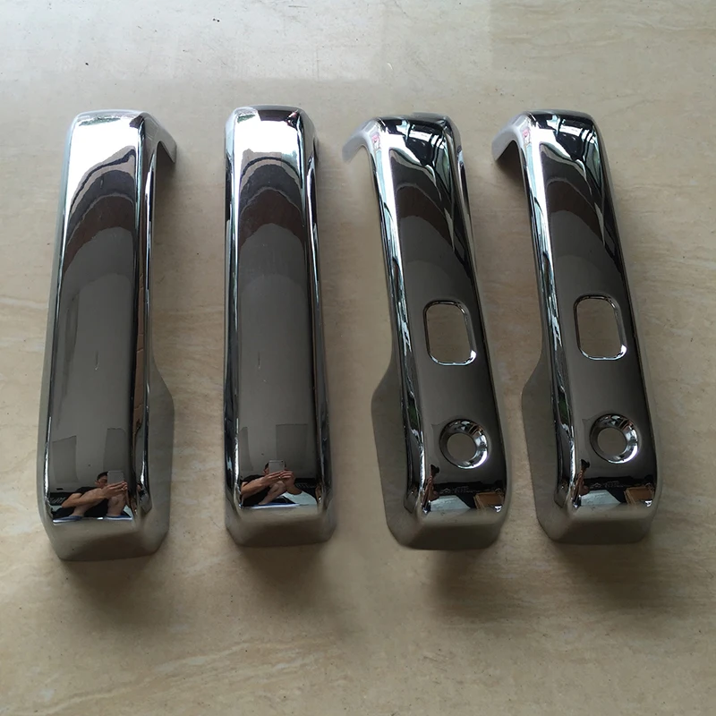 

4 Pcs Set ABS Sliver Car Exterior Door Handle Cover Trim Protection For Ford Raptor F-150 Smart 2014-2018