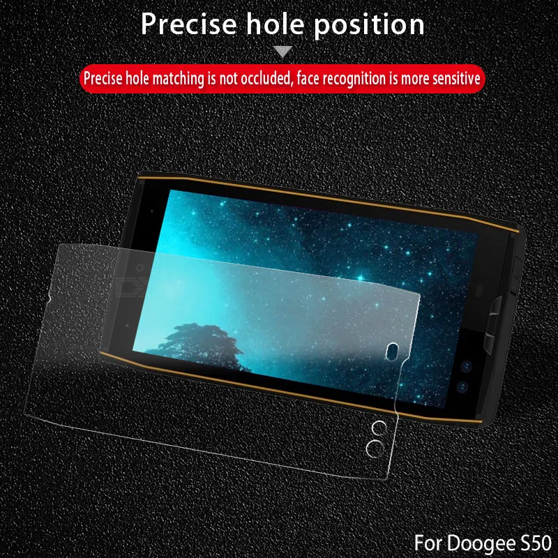 JRZ Для Doogee S50 телефон Стекло фильм Экран протектор ультра тонкая пленка 5,7 дюйма Для Doogee S50 прозрачный защитный закаленное фильм