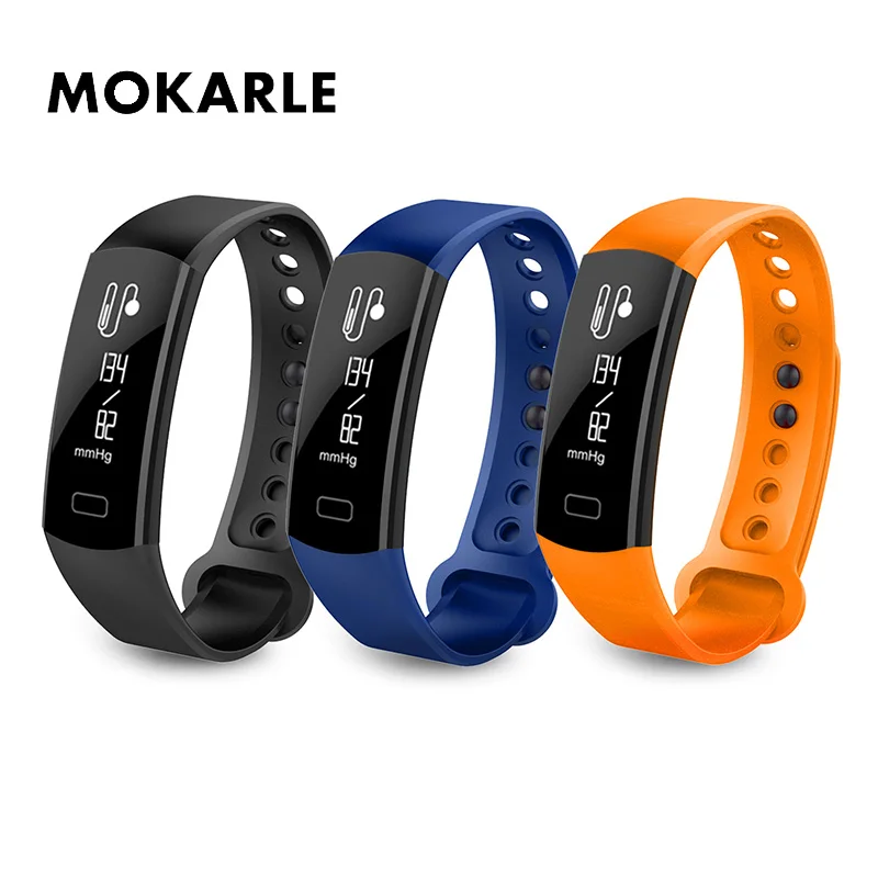 

24-hour Real Time Heart Rate Monitor Sports Multifunctional Blood Pressure Meter Waterproof Smart Portable Bracelet Health Care