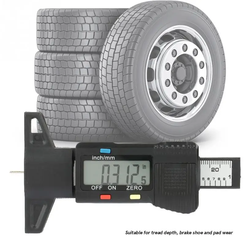 

1PCS Auto Car Digital Tire Tread Depth Gauge Measurer Tool Caliper with LCD Display