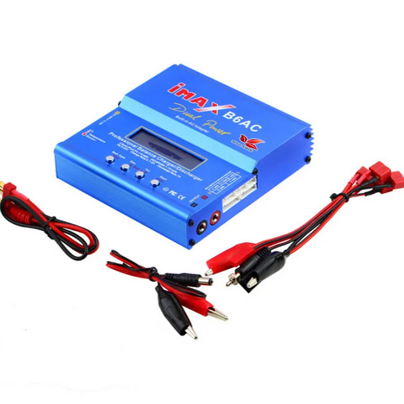 IMAX B6 AC 80 Вт B6AC Lipo NiMH 3S/4S/RC балансирующее зарядное устройство + EU US AU UK Разъем Питания
