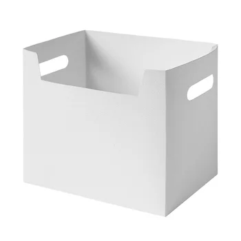 

1pc Storage Box Plastic Portable Lightweight Foldable Sundries Container Desktop Organizer Basket for Books Snacks Clothing