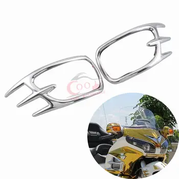 

Motorcycle Chrome Fairing Mirror accent Turn Signal Light Decoration Trim Case for Honda GL1800 GOLDWING GL 1800 2001-2011