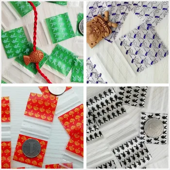 

Small Zipped Lock Reclosable Plastic Zip Lock Design Bags (4Patterns 24Sizes Selects) #R14