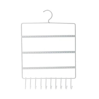 

1pc Decorative 3-tire Metal Stand Display Storage Hanger Display Jewelry Organizer Rack for Earrings Necklaces Bracelets Rings
