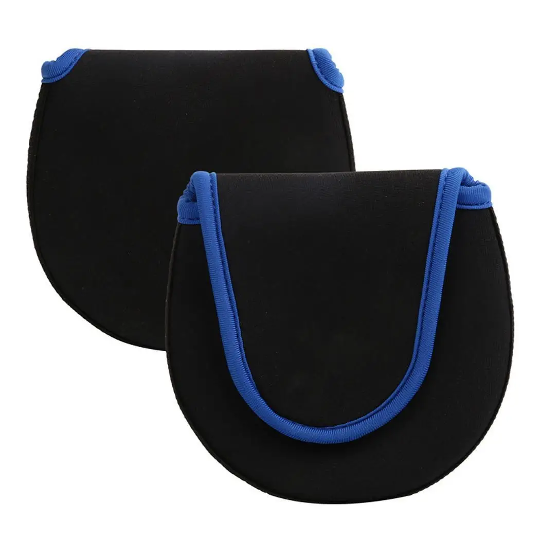 

Travel Black Outdoor Cover Case Holder etc Tape Fastening Fishings Reel Pouch Bags Patchwork Protective Neoprene Storage