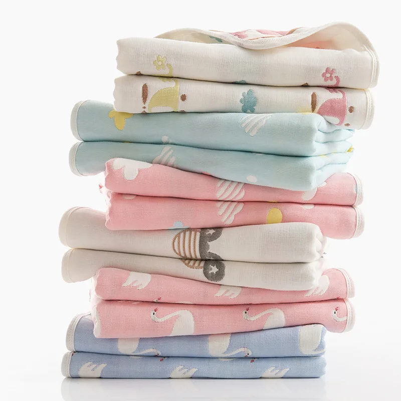 Муслиновое одеяло для новорожденных 6 слоев 110 х110 см|baby muslin blanket|muslin blanketbaby muslins |
