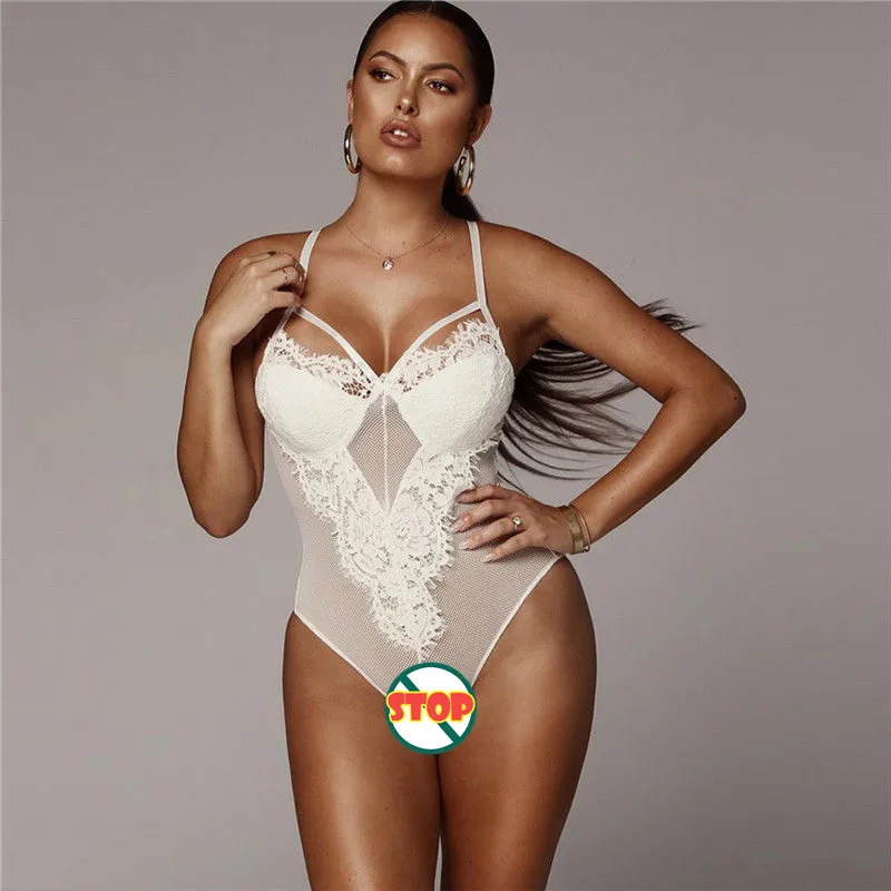 

Women Sexy Lingerie porno Lace body sexy hot erotic sheer bodysuit Underwear Nightwear Transparent catsuit Body suit lenceria