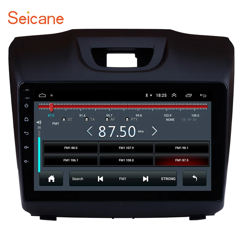 Цена Seicane 2Din 9 дюймов Android 8,1 font b gps b font Автомагнитола стерео для Isuzu D MAX Chevrolet S10 2015 2016 2017 2018 Wifi bluetooth головное устройство