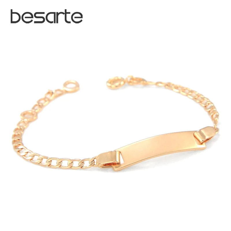 BESARTE для браслетов младенцев Bebe Pulseras детский ювелирный браслет Pulseira Ouro Bracciali браслет braceletes Armbanden B0537