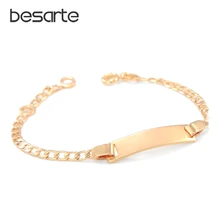 BESARTE для браслетов младенцев Bebe Pulseras детский ювелирный браслет Pulseira Ouro Bracciali браслет braceletes Armbanden B0537