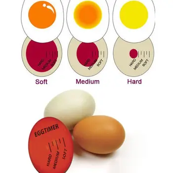 

Perfect Color Egg Changing Timer Yummy Soft Hard Boiled Eggs Cooking Kitchen Egg Tools Egg Themometer