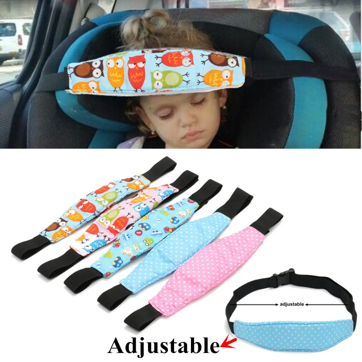 

Car-Styling Baby Sleeping Belt Car Safety Belt Auto Seat Sleep Aid Head Support for Kids Toddler Children car seat Accessories