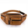 High Quality Chest Messenger Bag For Man 8336 Leather Travel Waist Pack Fanny Pack Men Leather Belt Waist Bag Phone Pouch ► Photo 2/6